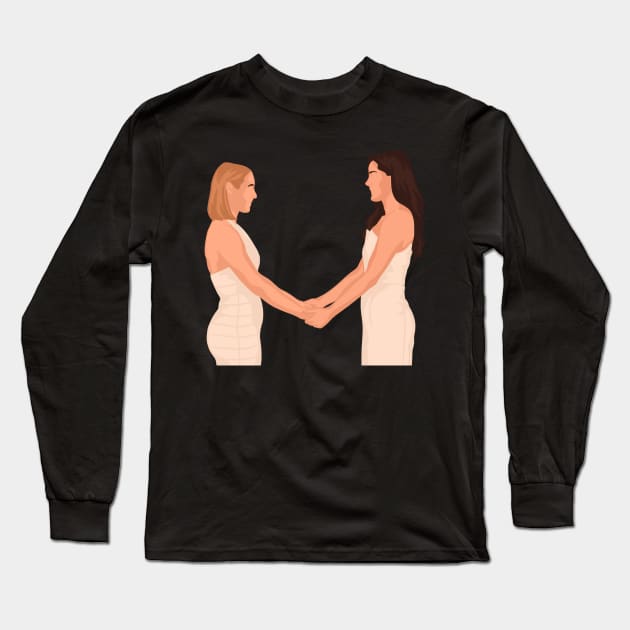 Carina Deluca & Maya Bishop | Station 19 Long Sleeve T-Shirt by icantdrawfaces